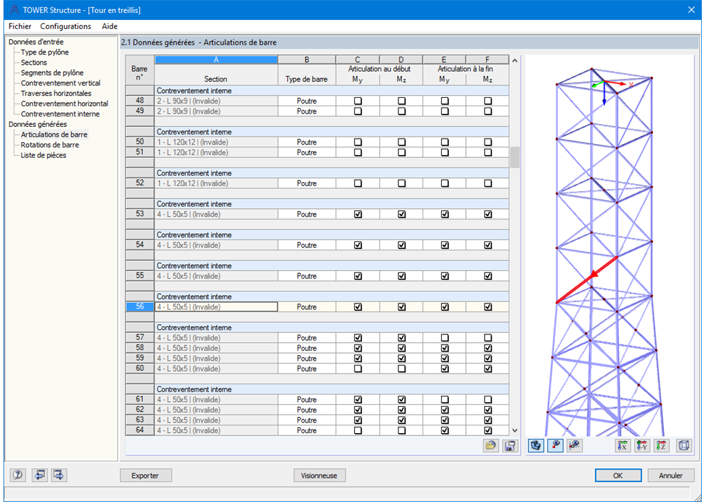 Generierte Mastdaten