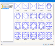 Bibliothek mit inneren Bühnen