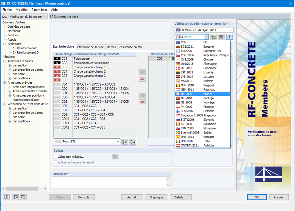 RF-BETON Stäbe - 1.1 Basisangaben