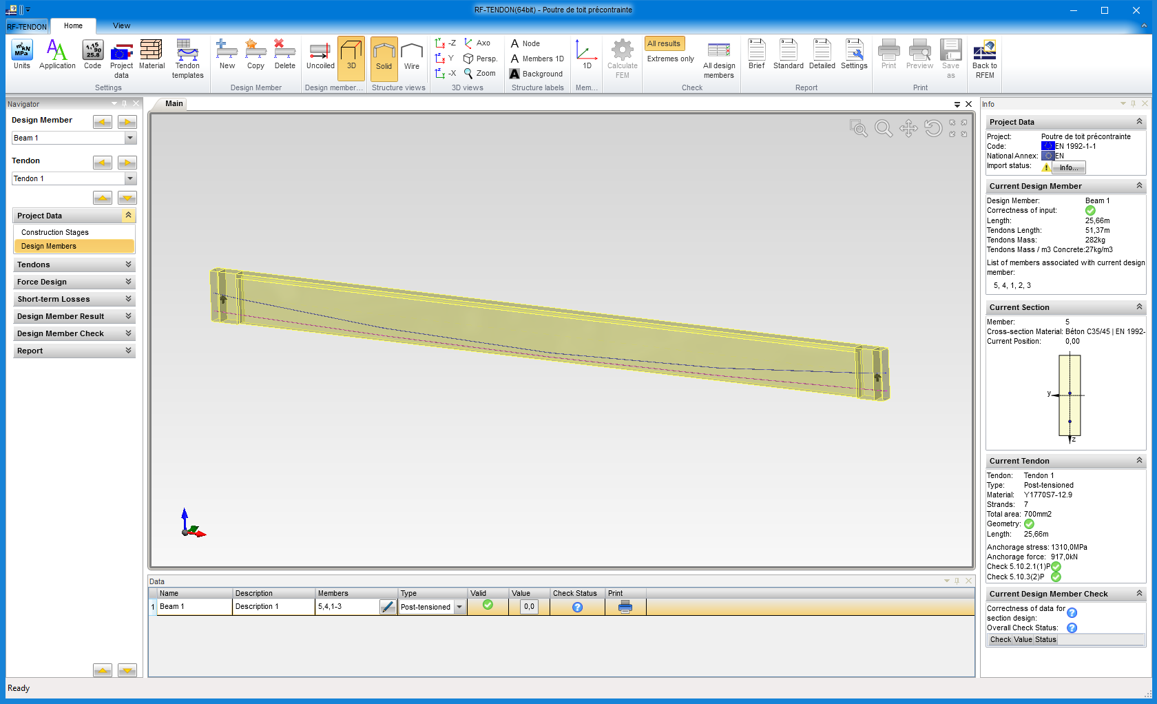 RF-TENDON - 3D-Visualisierung