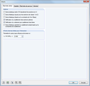 Detaileinstellungen Tragfähigkeit