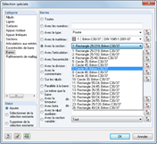 Selektionskriterien zur grafischen Auswahl