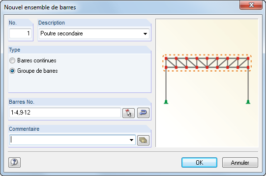 Generierung eines Stabsatzes