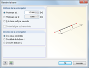 Verlängern eines Stabes