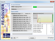 Ablauf der Berechnung mit Diagramm der Verformungen