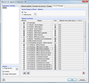 Selektion im Ausdruckprotokoll