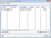 Wiederherstellen aus dem Dlubal-Papierkorb