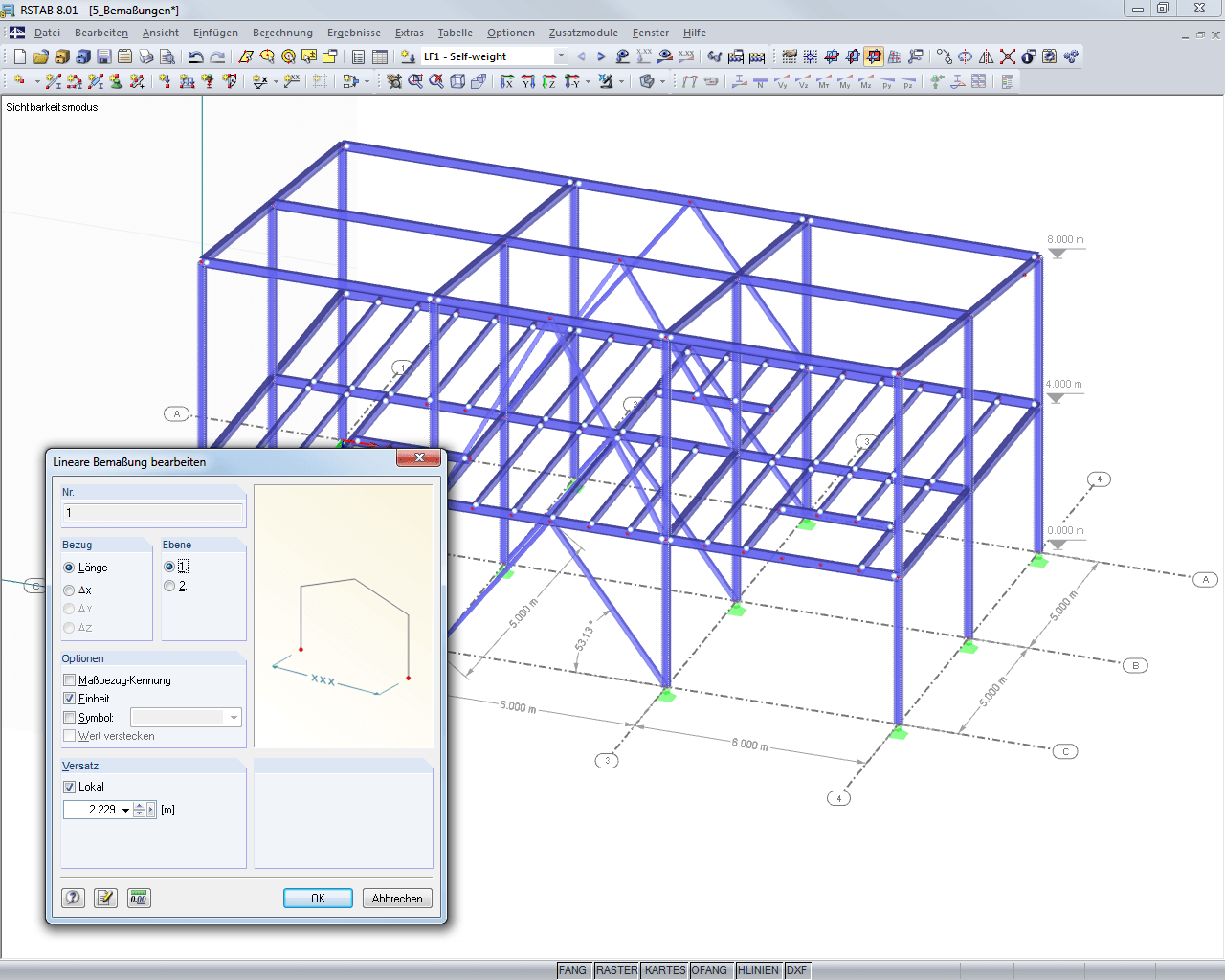 Dimensions et lignes directrices