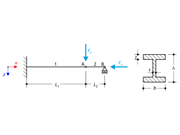 Flexion uniaxiale avec pression