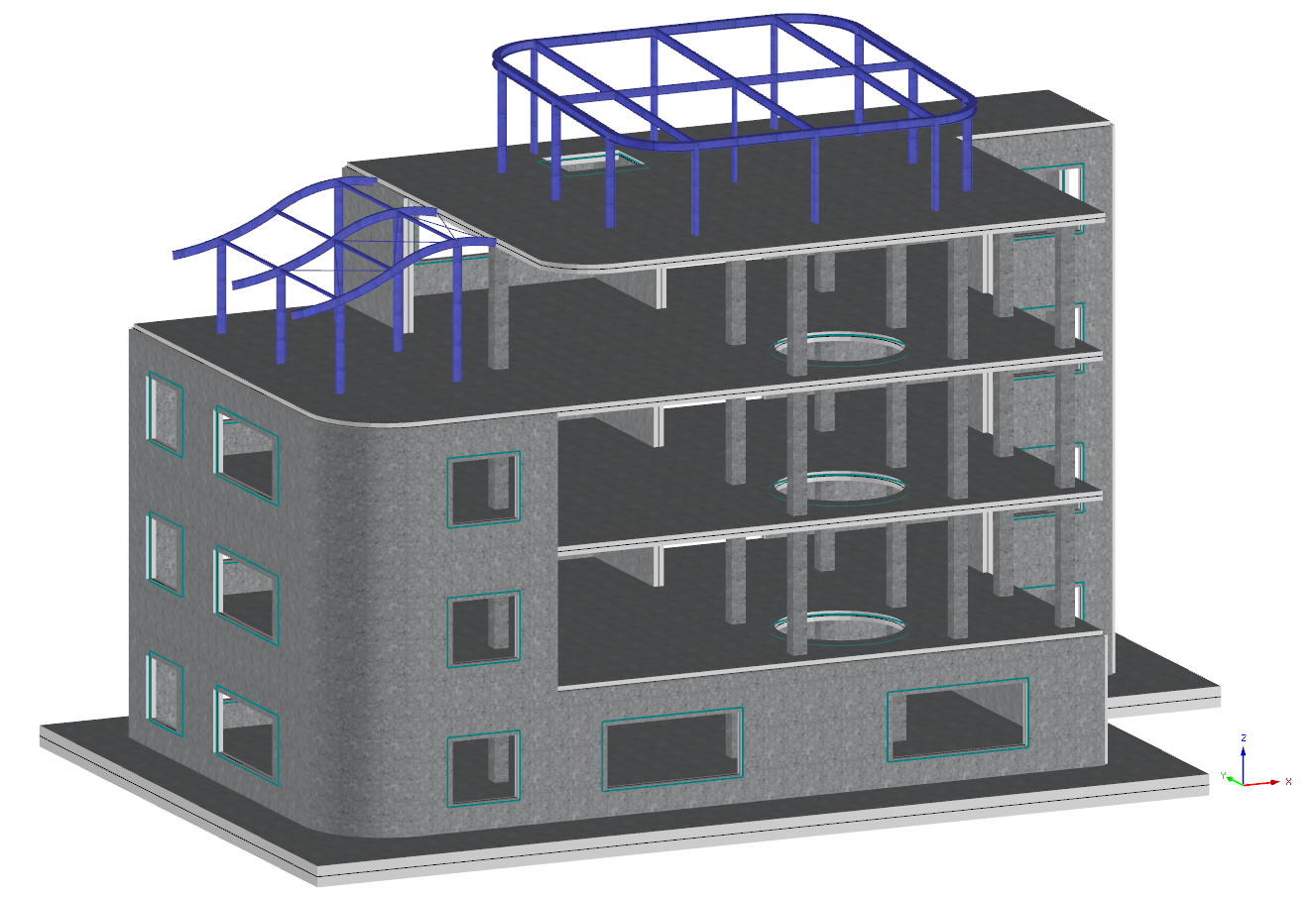 Structure multi-matériaux dans RFEM