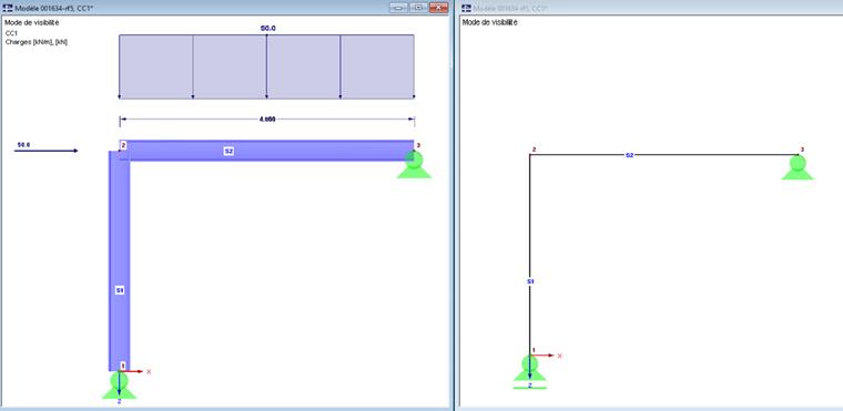 Modèle 1 sans excentrement de barre