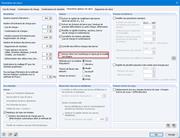 Paramètres de calcul de la boîte de dialogue