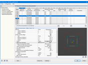 Dimensions pour le poinçonnement uniquement dans la zone de dalle