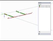 Définition des barres transversales avec la section 3