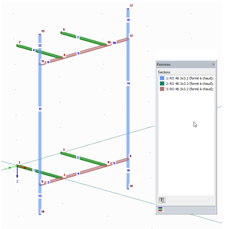Support d’antenne avec toutes les barres