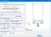Boîte de dialogue « Insérer le modèle type DXF »