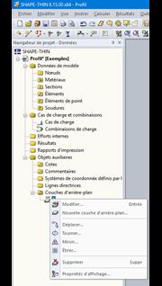Navigateur de projet - Données, Couches d'arrière-plan