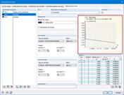 Affichage de la première contrainte de membrane dans le diagramme de calcul