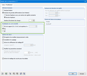 Paramètres et options