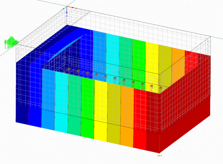 Profondeur d’immersion de la structure flottante