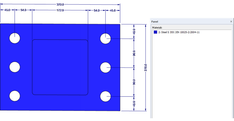 Dimensions de la platine d’about