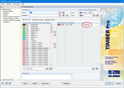 Données de base dans TIMBER Pro avec assignation de la situation de projet