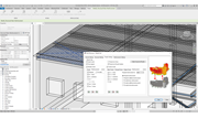 Armatures de surface en 3D dans Revit générées à partir de résultats de calcul dans RFEM