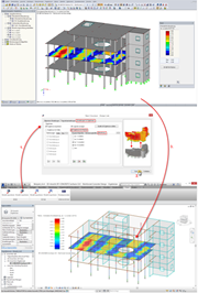 Export de la quantité d'armatures de RFEM vers REVIT