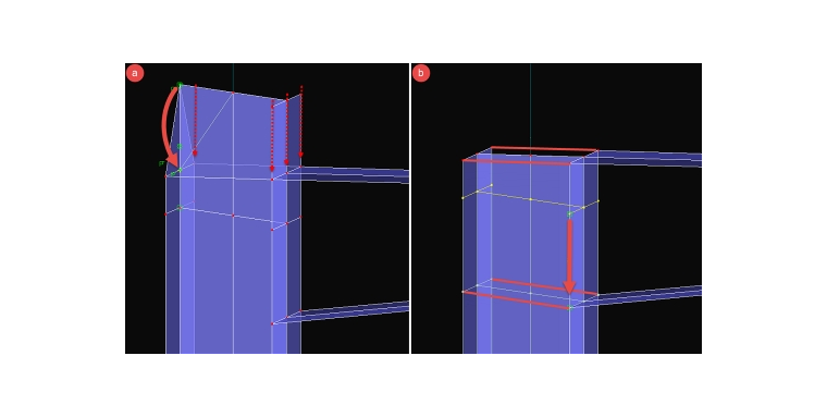 Couper le poteau à la longueur