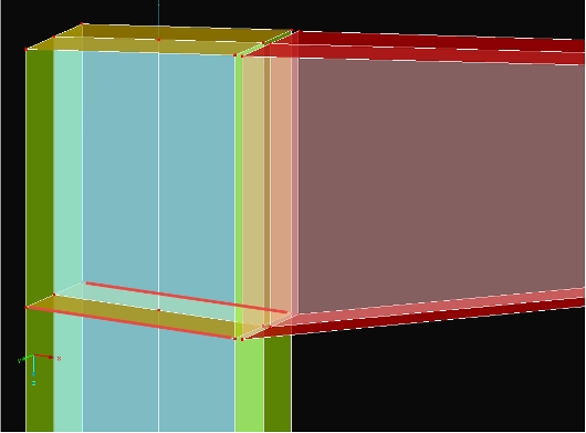 Modélisation de surface terminée avec des raidisseurs d’âme supplémentaires