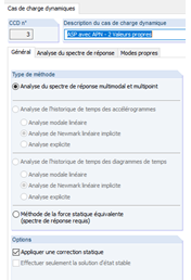 Activation de l’analyse ZPA dans DYNAM Pro – Forced Vibrations