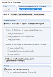 Activation de l’analyse ZPA dans DYNAM Pro – Forced Vibrations