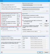 Paramètres dans les détails d’analyse