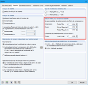 Définition des « Valeurs limites de l’analyse de stabilité »