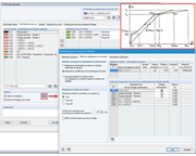 Fenêtre « 1.1 Données de base » pour l’ELS avec les paramètres pour le calcul non linéaire selon [2]