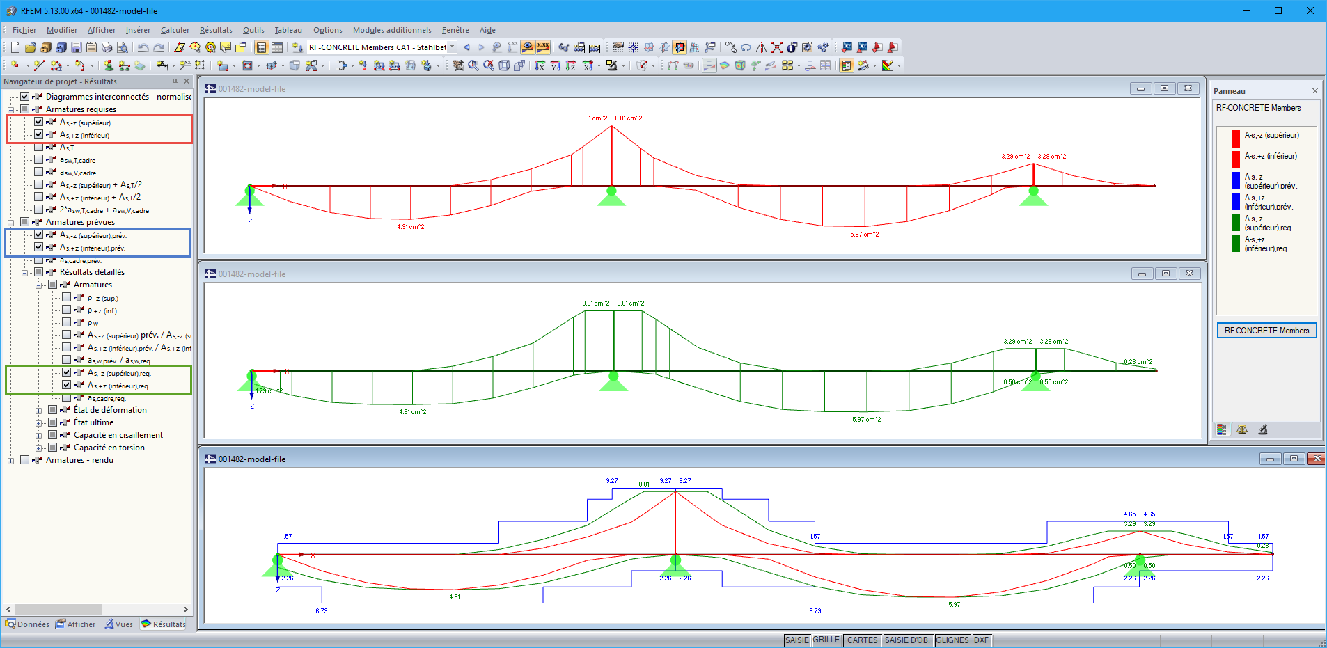 Ligne d’enrobage d’armatures/Ligne d’enrobage de l’effort de traction