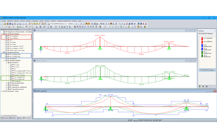 Ligne d’enrobage d’armatures/Ligne d’enrobage de l’effort de traction