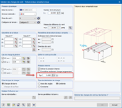 Entrée du coefficient de pression intérieure dans le générateur de charge de vent dans RFEM