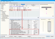Sortie de résultat pour la vérification du joint de cisaillement