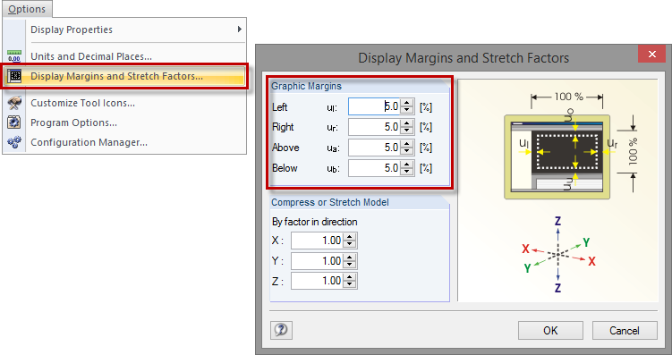 Grafikränder anpassen