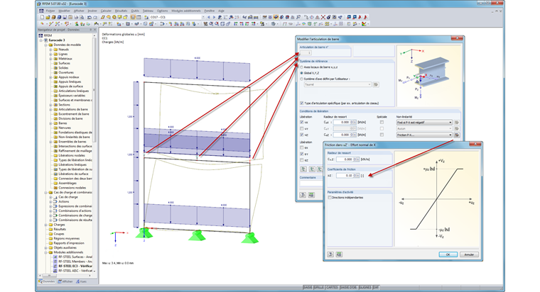 Articulations de friction