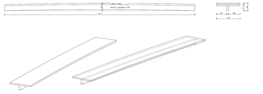 Modellierung einer über Schraubenpressklebung vorgekrümmten Brettsperrholzplatte 1