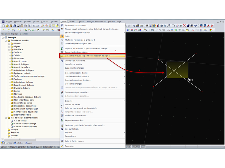 Sélectionner la fonctionnalité