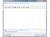 Insérer le bloc de texte