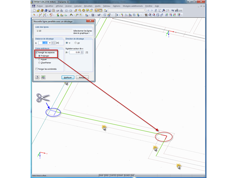 Import und Verwendung einer DXF-Hintergrundfolie