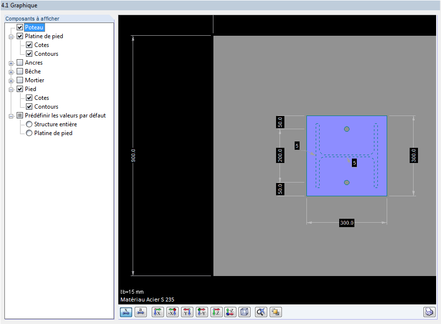 Options d’affichage pour le Graphique 3D