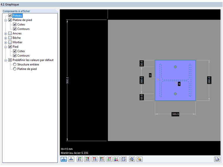 Options d’affichage pour le Graphique 3D