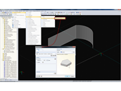 Extrude la ligne dans la surface