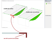 Calcul des nervures à l’aide des poutres résultantes