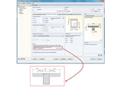 Distribution limitée de la largeur de l'armature de traction dans la dalle de compression des profilés en T